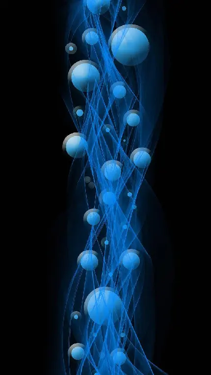 استوک زیبا در زمینه مشکی با طراحی درخشان برای آیفون از علم فیزیک