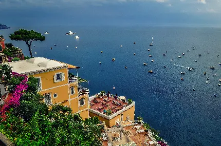 عکس والپیپر ساحل آمالفی تماشایی ترین و زیباترین ساحل ایتالیا