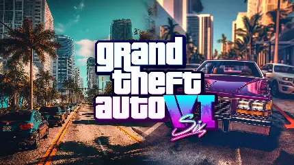 عکس جدید پوستر جی تی ای ۶ grand theft vi با کیفیت بالا 