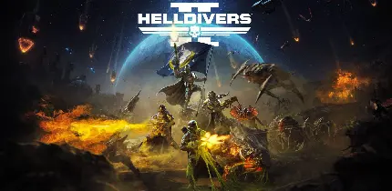 عکس کاور تبلیغاتی بازی Helldivers 2 هل دایورز ۲ 