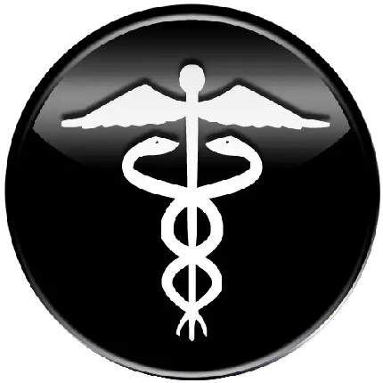 قشنگ ترین عکس نماد پزشکی عصای اسکولاپ با فرمت پی ان جی