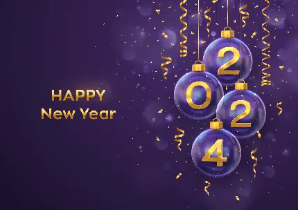 دانلود تصویر رایگان منتشر شده مخصوص تبریک سال نو میلادی و کریسمس 2024
