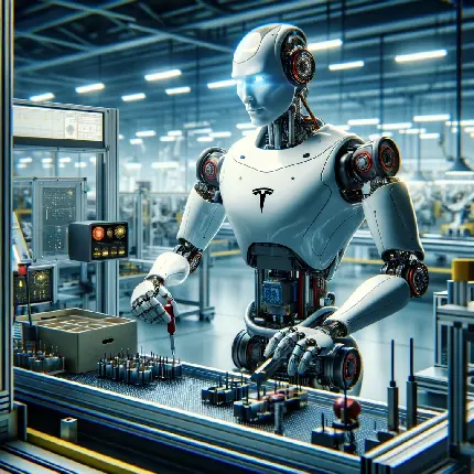 زمینه ربات اپتیموس Optimus تسلا با قابلیت انجام کار های روزمره 