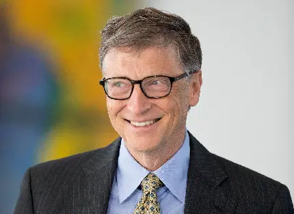 عکس بیل گیتس bill gates مدیرعامل ثروتمند شرکت مایکروسافت