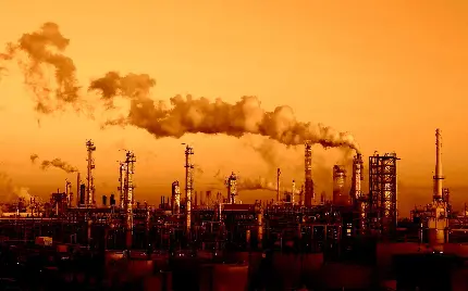 عکس استوک تغییر آب و هوا با الودگی صنعتی