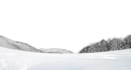عکس از منظره زمستانی بدون پس زمینه با فایل PNG
