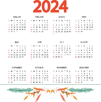 عکس پس زمینه 2024 برای چاپ‌ روی تقویم های دیواری