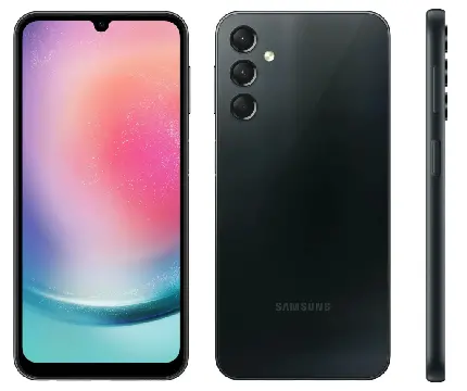 چاپ پوستر دانلود رایگان عکس گوشی مشکی سامسونگ مدل گلکسی Galaxy A24