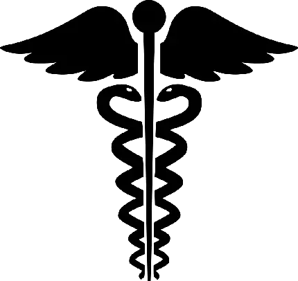 عکس سیاه نماد پزشکی مشکی بدون پس زمینه با کیفیت عالی