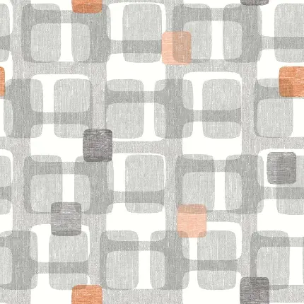تصویر زیبای بلوک های شفاف خاکستری و نارنجی با زمینه سفید