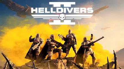 عکس استوک کاور اصلی بازی Helldivers 2 