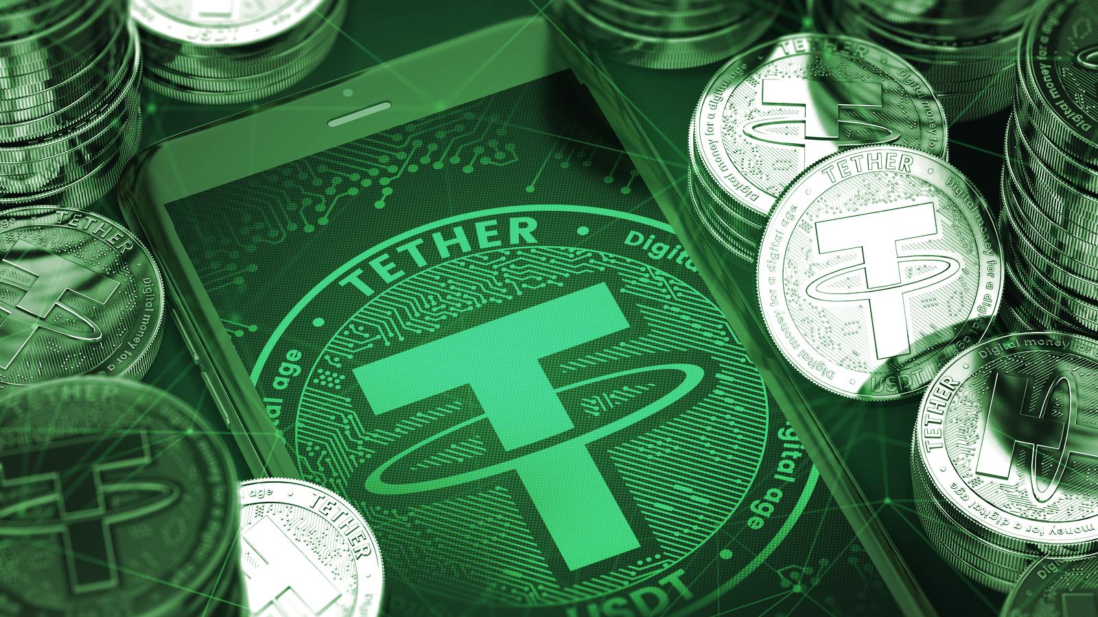 دانلود عکس سکه سبز دیجیتالی تتر معروف به استیبل کوین 