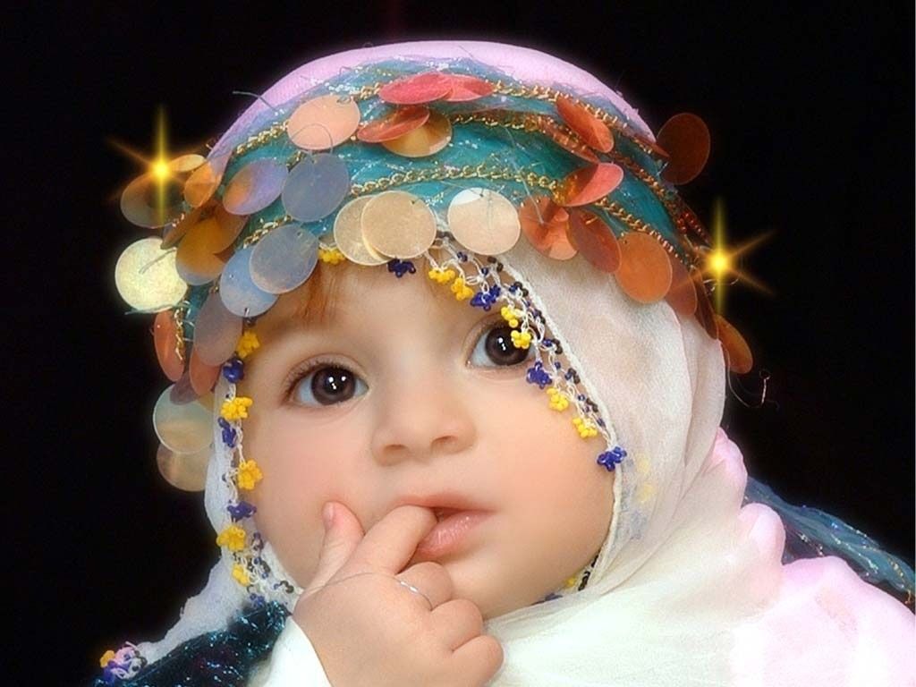 دانلود تصویر دختربچه ناز و خوشگل با پوشش اسلامی و محلی 