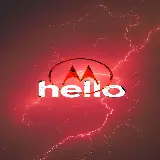 چاپ قاب موبایل و گوشی تصویر زمینه موتو G14 موتورولا Motorola طرح عکس نوشته هلو hello یا سلام 