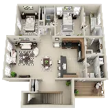 چاپ قاب موبایل و گوشی طراحی نقشه و پلان ساختمان با تزئینات داخلی 