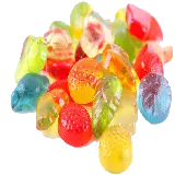 چاپ قاب موبایل و گوشی عکس پاستیل های میوه ای شفاف با کیفیت بالا