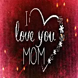 چاپ قاب موبایل و گوشی جمله انگلیسی عاشقانه Love you MOM