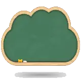 چاپ قاب موبایل و گوشی زیباترین فایل PNG تخته سیاه ابری شکل برای پروفایل واتساپ