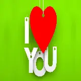 چاپ قاب موبایل و گوشی تصویر زمینه جمله رمانتیک و عاشقانه I LOVE YOU دوستت دارم