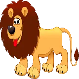 چاپ قاب موبایل و گوشی دانلود رایگان PNG شیر کارتونی Cartoon Lion PNG