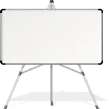 چاپ قاب موبایل و گوشی دانلود تصویر دور بریده شده تخته وایت برد روی سه پایه