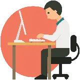 چاپ قاب موبایل و گوشی کاور هایلایت برنامه نویس در حال برنامه نویسی برای پست و استوری