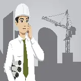 چاپ قاب موبایل و گوشی عکس دوربری شده و بدون زمینه مهندس عمران با فرمت PNG