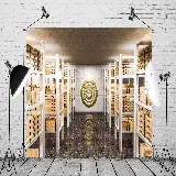 چاپ قاب موبایل و گوشی خزانه بانک و قفسه هایی با هزاران شمش طلا براق و تماشایی 