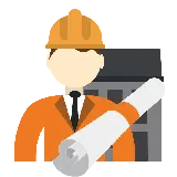 چاپ قاب موبایل و گوشی تصویر جدید پی ان جی PNG مهندس عمران بدون زمینه با کیفیت بالا 