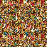 چاپ قاب موبایل و گوشی پشت زمینه شلوغ و تینیجری pop art هنر پاپ مناسب کامپیوتر