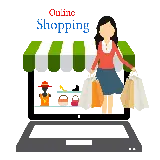 چاپ قاب موبایل و گوشی عکس گرافیکی خرید اینترنتی online shopping با پس زمینه شفاف