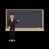 چاپ قاب موبایل و گوشی شیک ترین عکس کارتونی بدون زمینه معلم مرد برای فتوشاپ