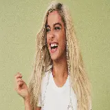 چاپ قاب موبایل و گوشی عکس خوشحال بی‌ بی رکسا Bebe Rexha در حال خندیدن مخصوص پروفایل 