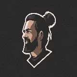 چاپ قاب موبایل و گوشی عکس وکتور از مدل ریش مردانه برای ایجاد پست اینستا 