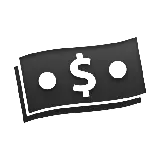 چاپ قاب موبایل و گوشی عکس علامت دلار با فرمت png و بدون زمینه