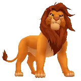 چاپ قاب موبایل و گوشی عکس PNG کارتون شیر شاه برای پروفایل پسرانه