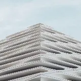 چاپ قاب موبایل و گوشی والپیپر ساختمان با معماری حفره دار مدرن برای گوشی سامسونگ