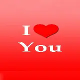 چاپ قاب موبایل و گوشی والپیپر ساده و شیک جمله I LOVE YOU با پس زمینه قرمز