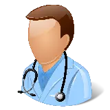 چاپ قاب موبایل و گوشی فایل PNG فانتزی آقای دکتر با روپوش سفید و گوشی پزشکی