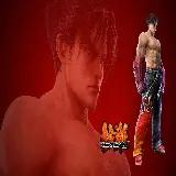 چاپ قاب موبایل و گوشی استوک جین کازاما Jin Kazama در بکگراند قرمز 