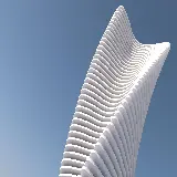 چاپ قاب موبایل و گوشی دانلود کاملا رایگان والپیپر از ساختمانی عجیب با معماری مینیمال