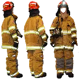 تصویر png لباس های آتش نشانی ضد حریق برای بنرهای تبلیغاتی
