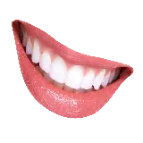 چاپ قاب موبایل و گوشی تصویر پی ان جی و دور بری شده لبخند زیبا با دندان های سفید و سالم 