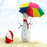 چاپ قاب موبایل و گوشی والپیپر و تصویر زمینه از آدم‌ برفی برای بکگراند افراد با روحیه شاد