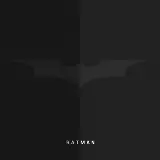 چاپ قاب موبایل و گوشی لوگو مینیمال و سیاه سفید ابرقهرمان محبوب به نام بتمن BATMAN