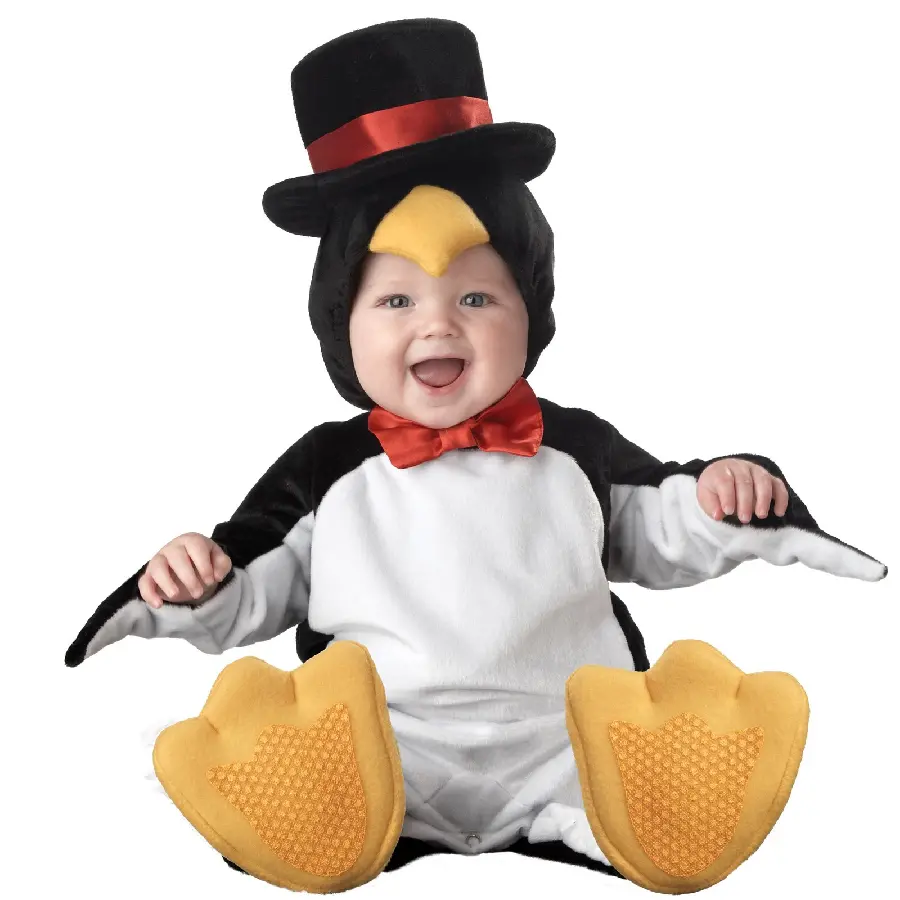 لباس کاستوم کودکانه با طرح پنگوئن
