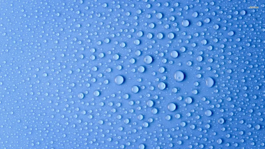 قطرات آب روی بک گراند آبی با کیفیت بالا و رایگان تصویر انتزاعی