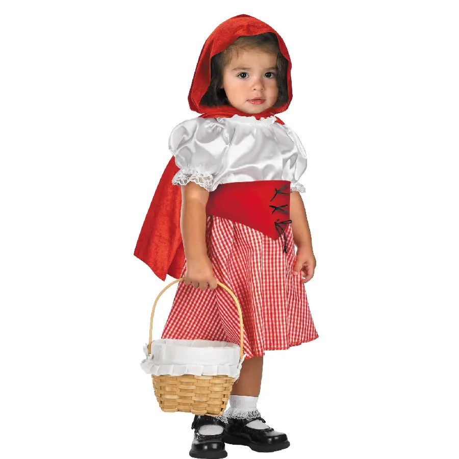 لباس کاستوم بچه گانه با طرح شنل قرمزی