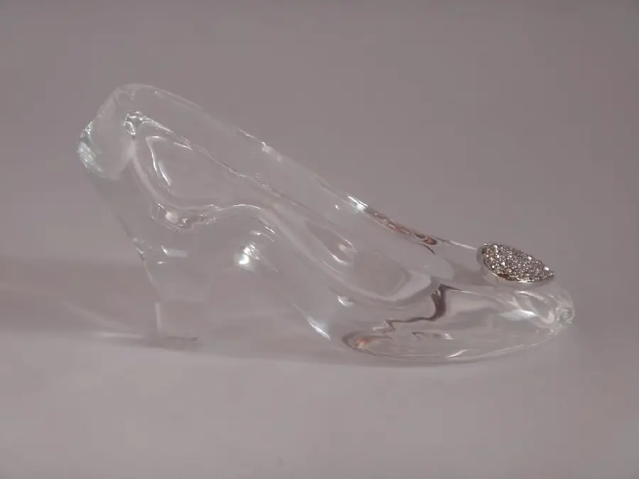 تصویر واقعی از کفش شیشه ای سیندرلا