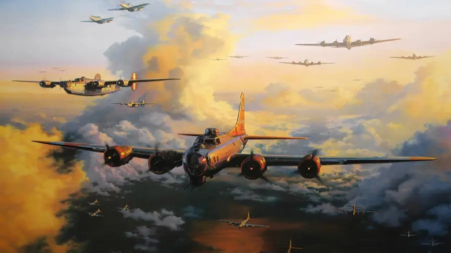 تصویر هواپیماهای بمب افکن جنگ جهانی دوم